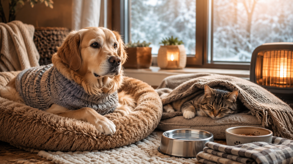 cuidados pets no frio