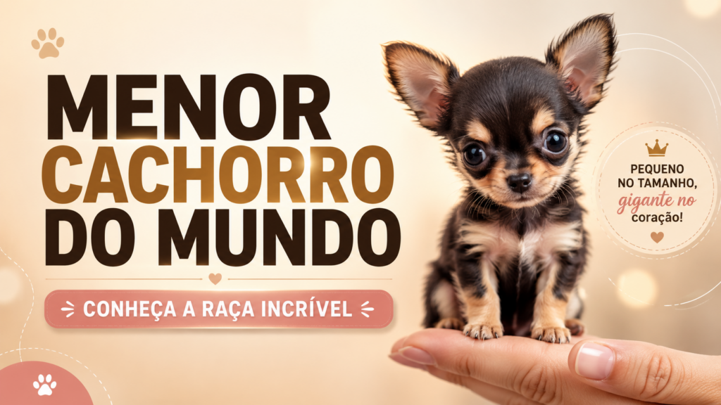 menor cachorro do mundo