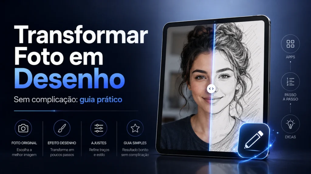 transformar foto em desenho