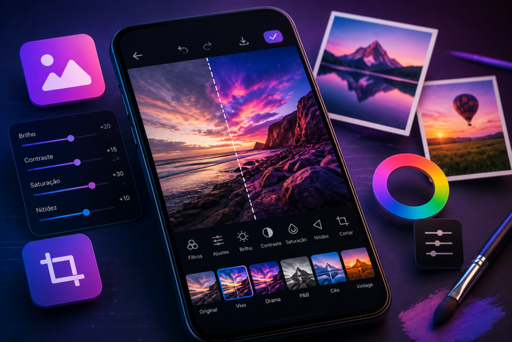 aplicativos de montagem de fotos